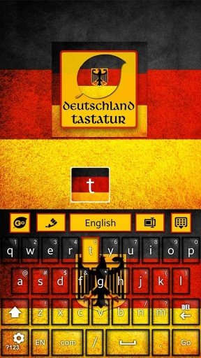 Germany keyboard Flag Theme截图5