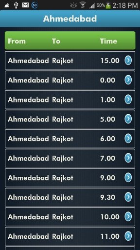 GSRTC Bus Time Table截图5