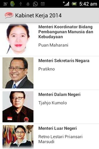 Kabinet Kerja Jokowi-JK 2014截图1