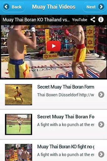 Muay Thai Videos截图2