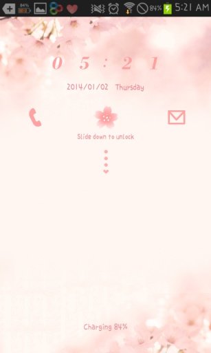 Cherry blossom go locker theme截图1