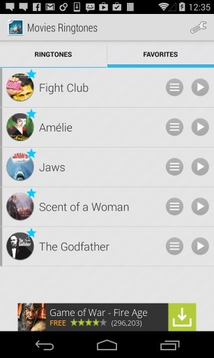 Movies Ringtones截图1