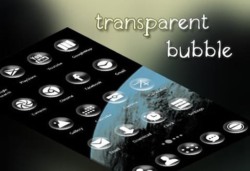 Transparent Bubble Theme截图2