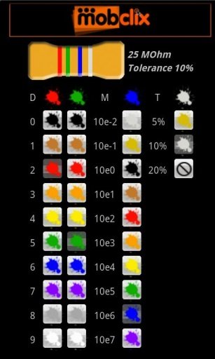 Resistor Color Code截图2