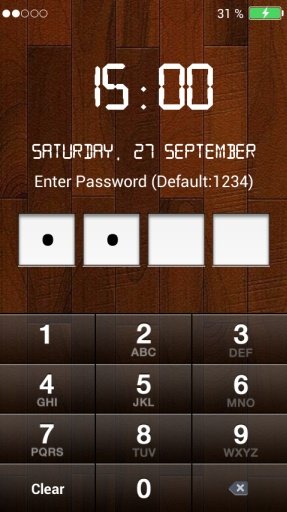 Password Screen Lock Free截图5