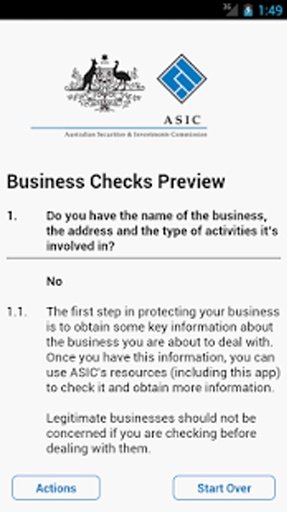 ASIC Business Checks截图1