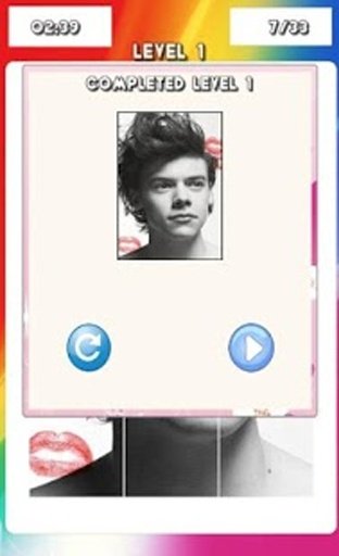 Harry Styles Puzzle Game HD截图7