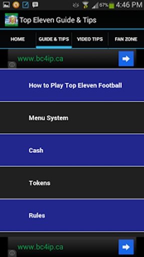 Top Eleven Guide, Tips &amp; Help截图4