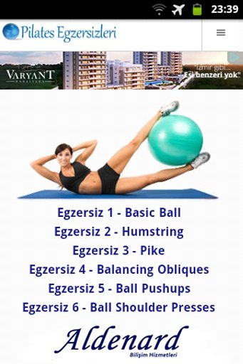 Pilates Egzersizleri截图3