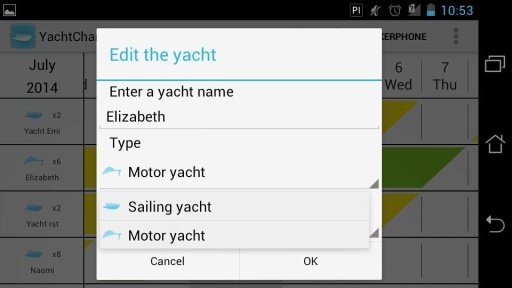 Yacht Manager Schedule截图1