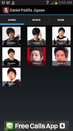 Daniel Padilla Jigsaw Puzzle截图1