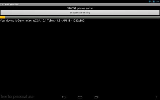 CPU Prime Benchmark截图1