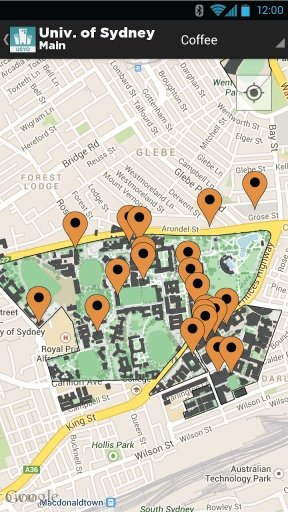 Sydney University Map截图3