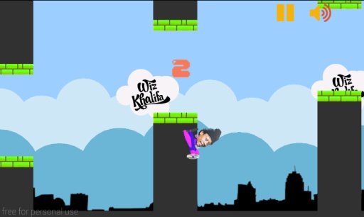 Wiz Khalifa Flappy Plane截图1