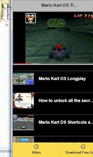 Mario Kart DS Tip Trick Cheats截图1