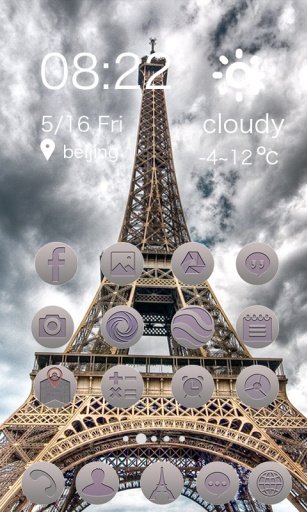 Eiffeltower Theme &amp; Wallpapers截图1