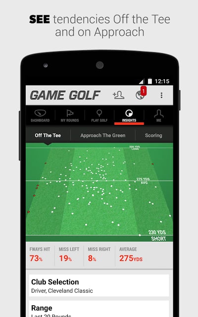 GAME GOLF - GPS Tracker截图1