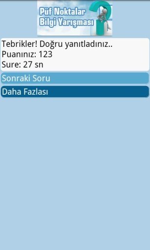 P&uuml;f Noktalar Bilgi Yarışması截图1