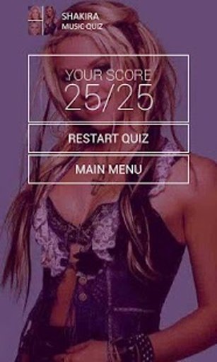 Shakira Music Quiz截图1