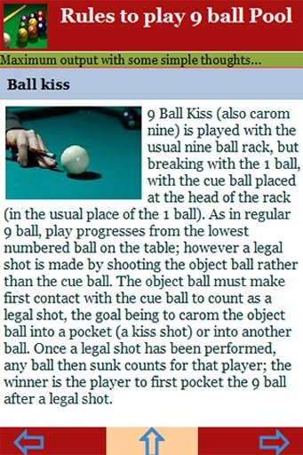 Rules to play 9 ball Pool截图1