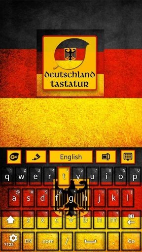 Germany keyboard Flag Theme截图1