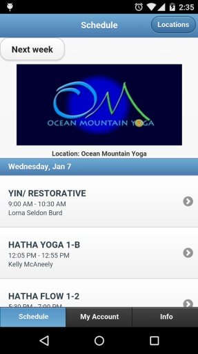 Ocean Mountain Yoga截图1