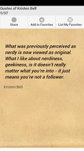 Quotes of Kristen Bell截图2