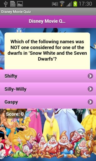 Disney Movie Quiz截图3