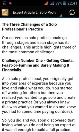 Solo Professionals Success截图3