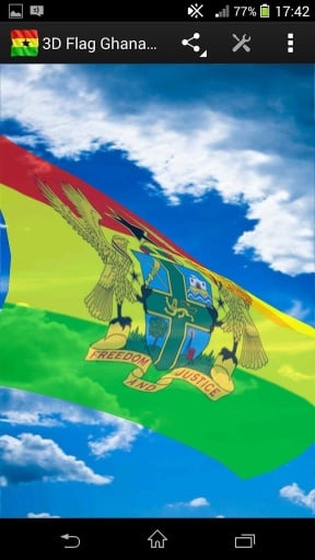 3D Flag Ghana LWP截图1