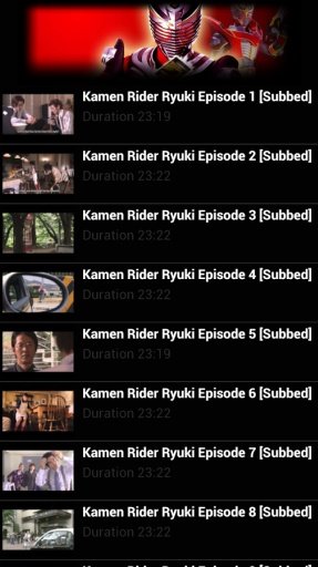 KAMEN RIDER RYUKI TUBE截图2