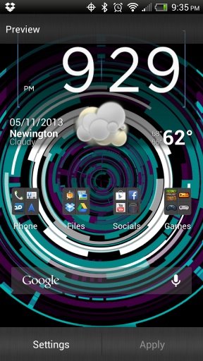 Tech Rings 2 Live Wallpaper Fr截图4