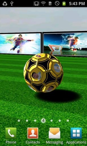 Lionel Messi 3D Free LWP截图2