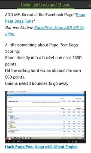 Papa Pear Saga Cheats Guide截图3