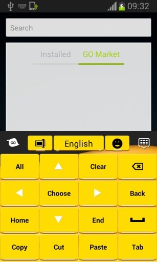 键盘的Android黄色截图11