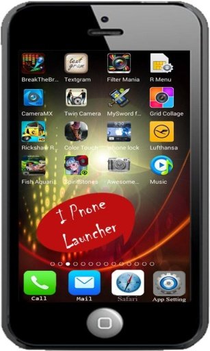 Fake IFone Launcher Phone截图3