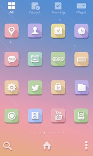 Simple Pastel Sky Dodol Theme截图1