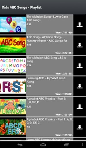 Kids ABC Song Videos截图5