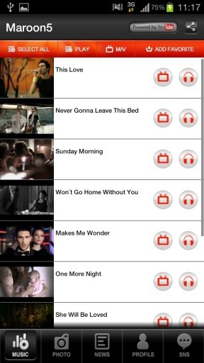 Maroon5 Music Videos Photo截图2