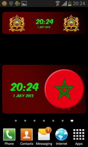 Morocco Digital Clock截图3