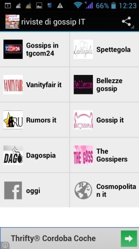 Riviste di gossip lettore RSS截图2