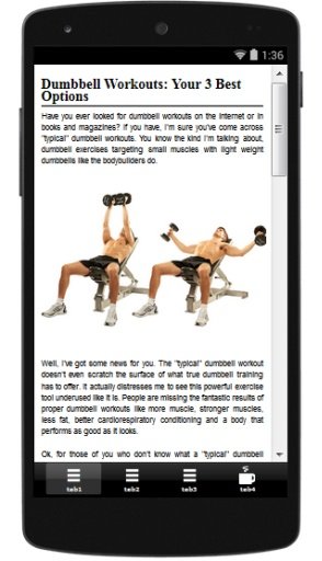 Dumbbell Workout截图2