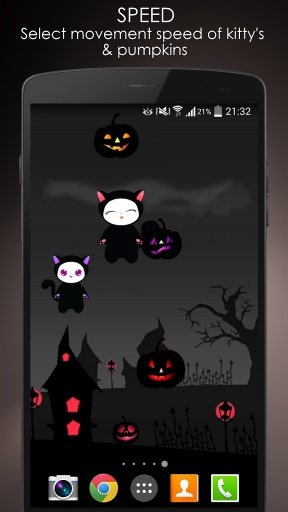 Lily Kitty Halloween Live WP截图6