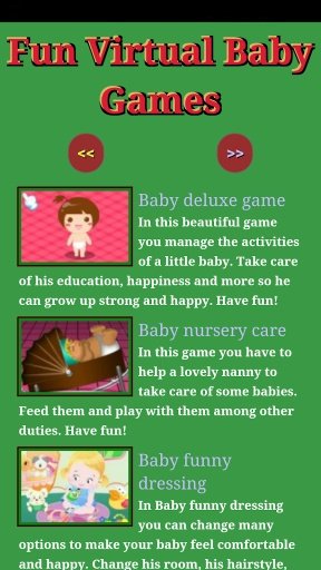 Fun Virtual Baby Games截图1