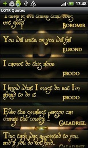 Lord Of The Rings Quotes截图2