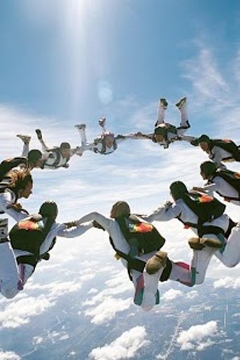 Sky Diving HD Live Wallpaper截图7