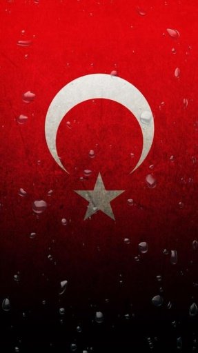 Turkey flag water effect LWP截图3