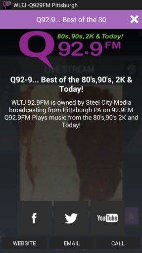 WLTJ -Q929FM Pittsburgh截图2