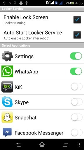 Chat Lock Lite截图5