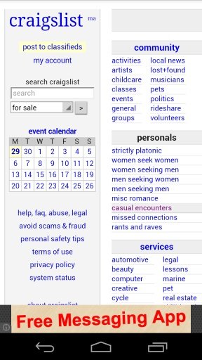 Craigslist的社区截图2